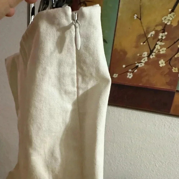 Lafayette New York chrystie white pants size 14 - Picture 5 of 8